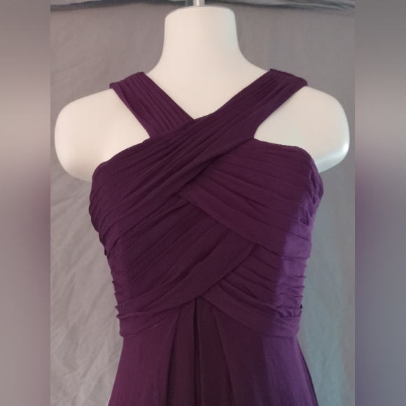 Morilee Madeline Gardner Plum Purple Gown - Picture 2 of 9
